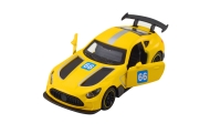 Metalinis Lenktyninis automobilis Geltonas 1:43-Žaislai, Auto ir transporto žaislai, Mašinos-e-vaikas