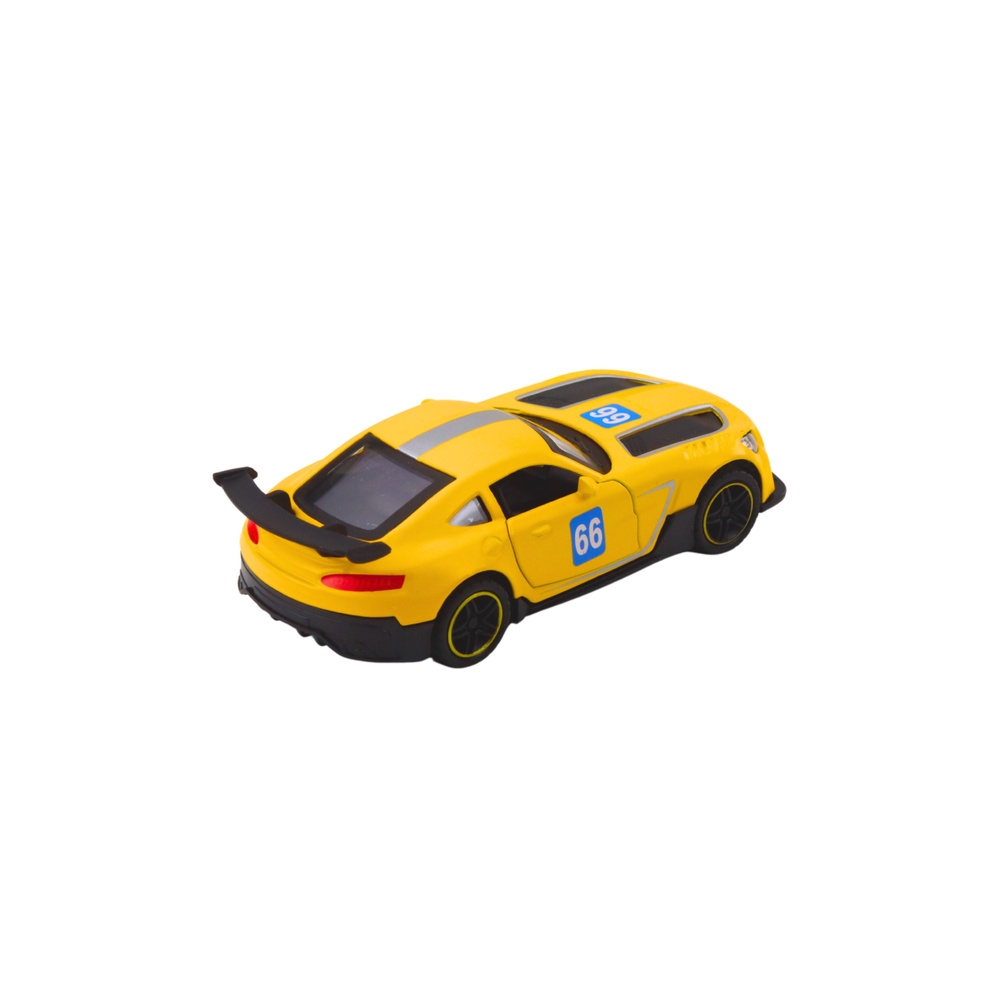 Metalinis Lenktyninis automobilis Geltonas 1:43-Žaislai, Auto ir transporto žaislai, Mašinos-e-vaikas