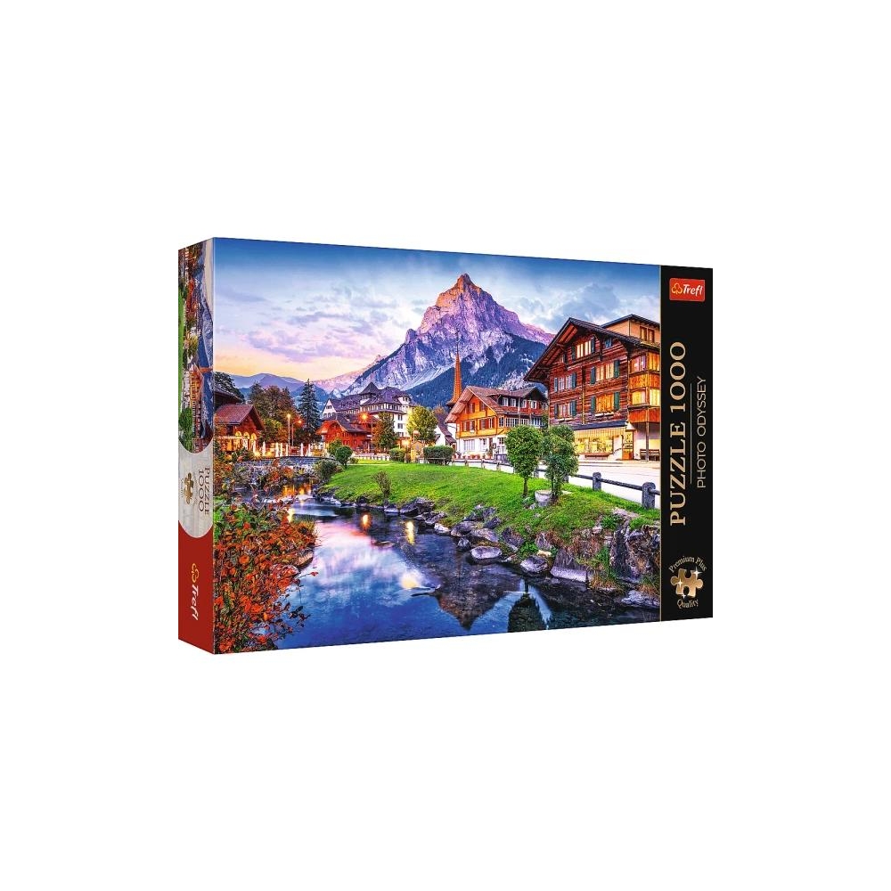 Dėlionė – 1000 Premium Plus – „Photo Odyssey“: Alpių miestelis – Trefl 10854-Žaislai, Dėlionės, Dėlionės nuo 500 detalių-e-vaika