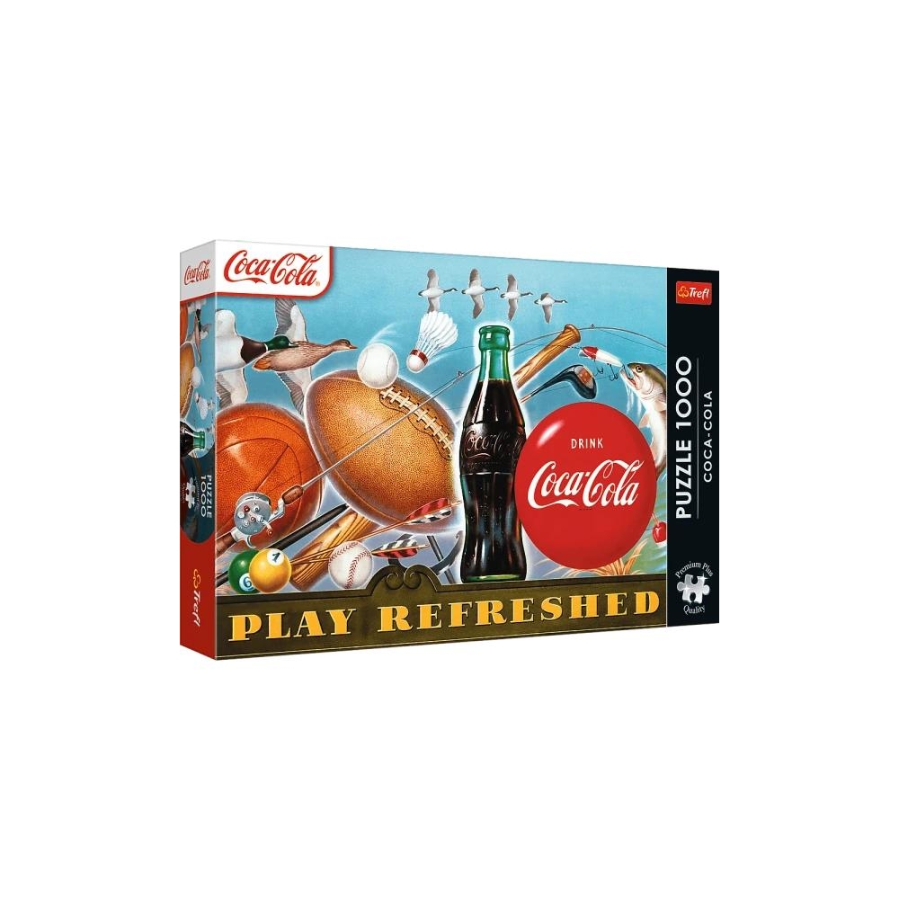 Dėlionė - 1000 Premium Plus - Coca-Cola: - Trefl 12101-Žaislai, Dėlionės, Dėlionės nuo 500 detalių-e-vaikas