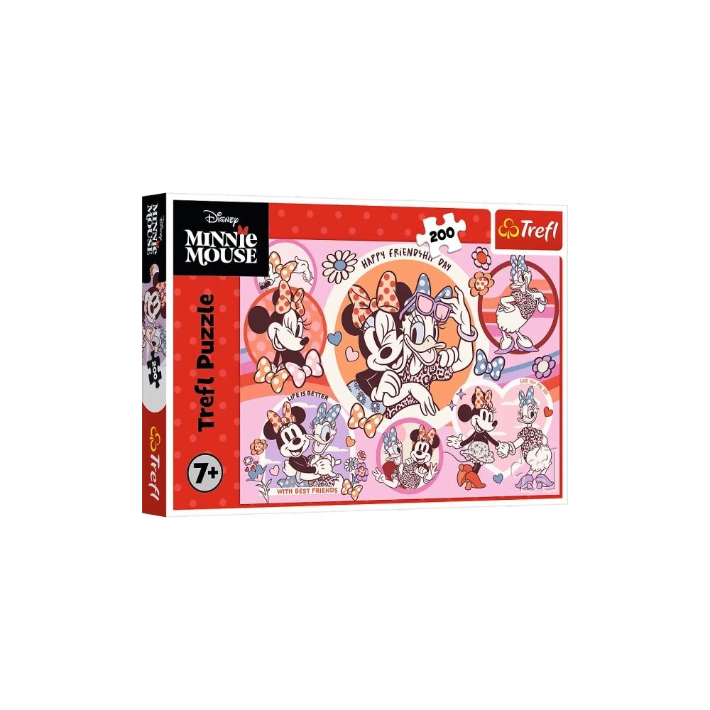 Dėlionė - 200 - Minnie Mouse muitinė - Trefl 13343-Žaislai, Dėlionės, Dėlionės iki 500 detalių-e-vaikas