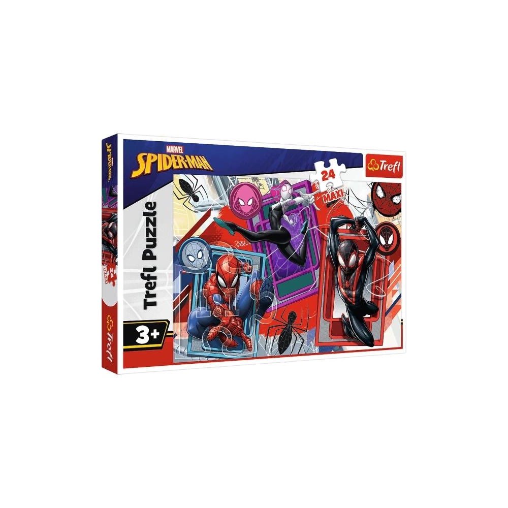 Dėlionė - 24 Maxi - Vorų pojūčiai - Disney Marvel Spiderman - Trefl 14366