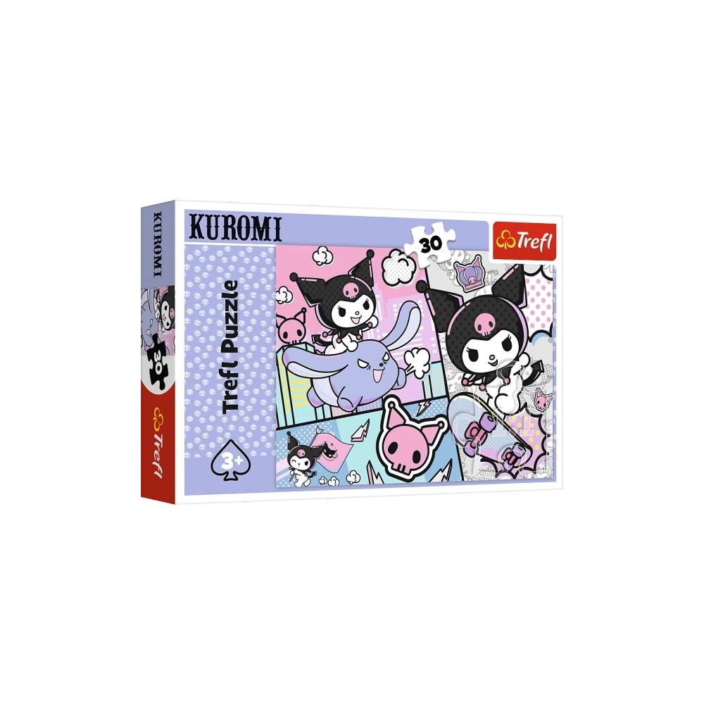 Dėlionė - 30 - Žaidžiame su Kuromi - Hello Kitty - Trefl 18325-Žaislai, Dėlionės, Dėlionės iki 500 detalių-e-vaikas