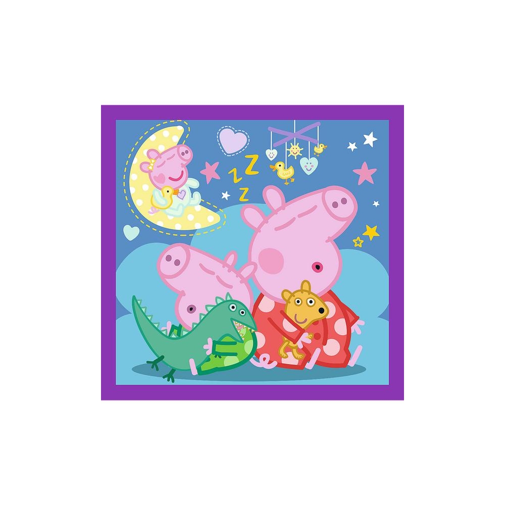 Dėlionė - 3in1 (20, 36, 50) - Peppa Pig įpročiai - Peppa Pig - Trefl 34893-Žaislai, Dėlionės, Dėlionės iki 500 detalių-e-vaikas