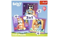 Dėlionė – 3-in-1 (20, 36, 50) – Susipažink su Bluey – Trefl 34895-Žaislai, Dėlionės, Dėlionės iki 500 detalių-e-vaikas