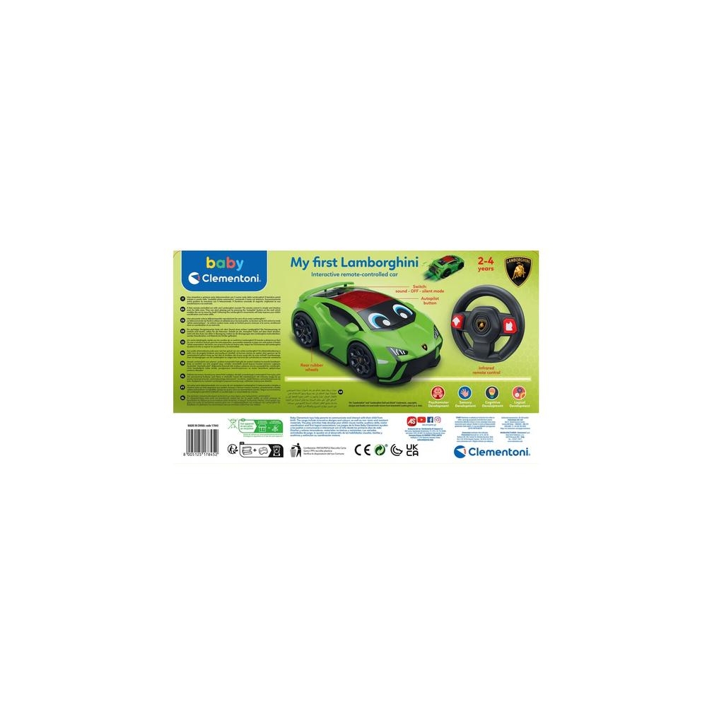 Moje Pierwsze Interaktywne Zdalnie Sterowane Autko Lamborghini Huracan Clementoni 17845