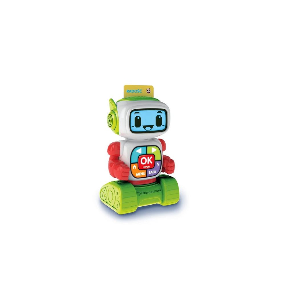 Mokomasis robotas Eddie Lenkų kalbos mokausi žaisdamas Clementoni 50411-Žaislai, Lavinamieji žaislai, Mokomieji žaislai-e-vaikas