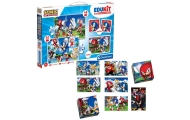 Zestaw Edukacyjny Puzzle Memo Klocki SONIC Clementoni 18318