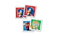 Zestaw Edukacyjny Puzzle Memo Klocki SONIC Clementoni 18318