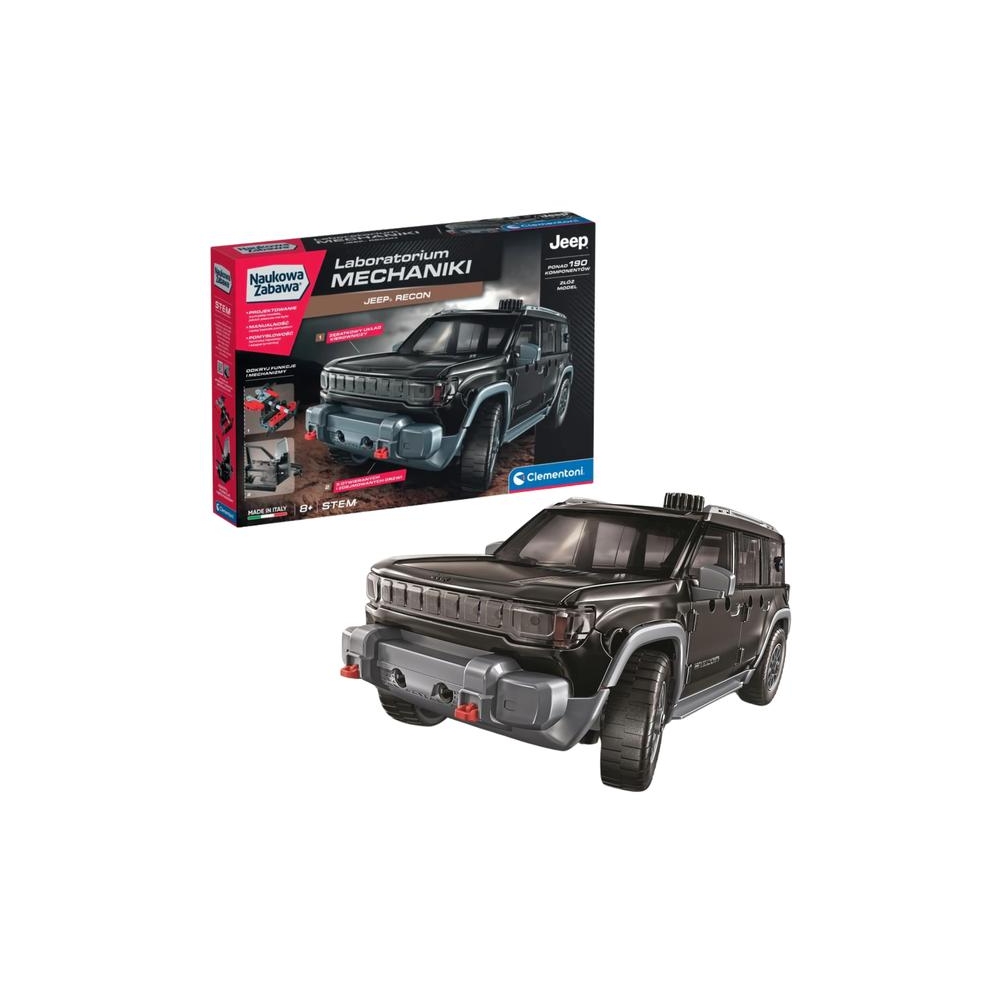 Naukowa Zabawa Laboratorium Mechaniki Jeep Recon Język Polski Clementoni 50401