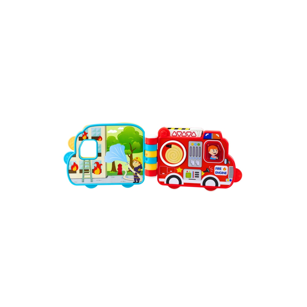 Interaktyvi mokymosi knyga Transporto priemonės Šviesos garsai Judančios dalys-Žaislai, Kūdikiams, Žaislai mažyliams (iki 4 m.