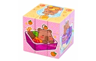 Edukacinė loginė dėlionė Capybara, spalvota, 6x6 cm 1vnt-Žaislai, Dėlionės, 3D - tūrinės dėlionės-e-vaikas