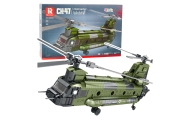 Zestaw Klocków Konstrukcyjnych Helikopter Wojskowy CH-47 Chinook 1451 el.