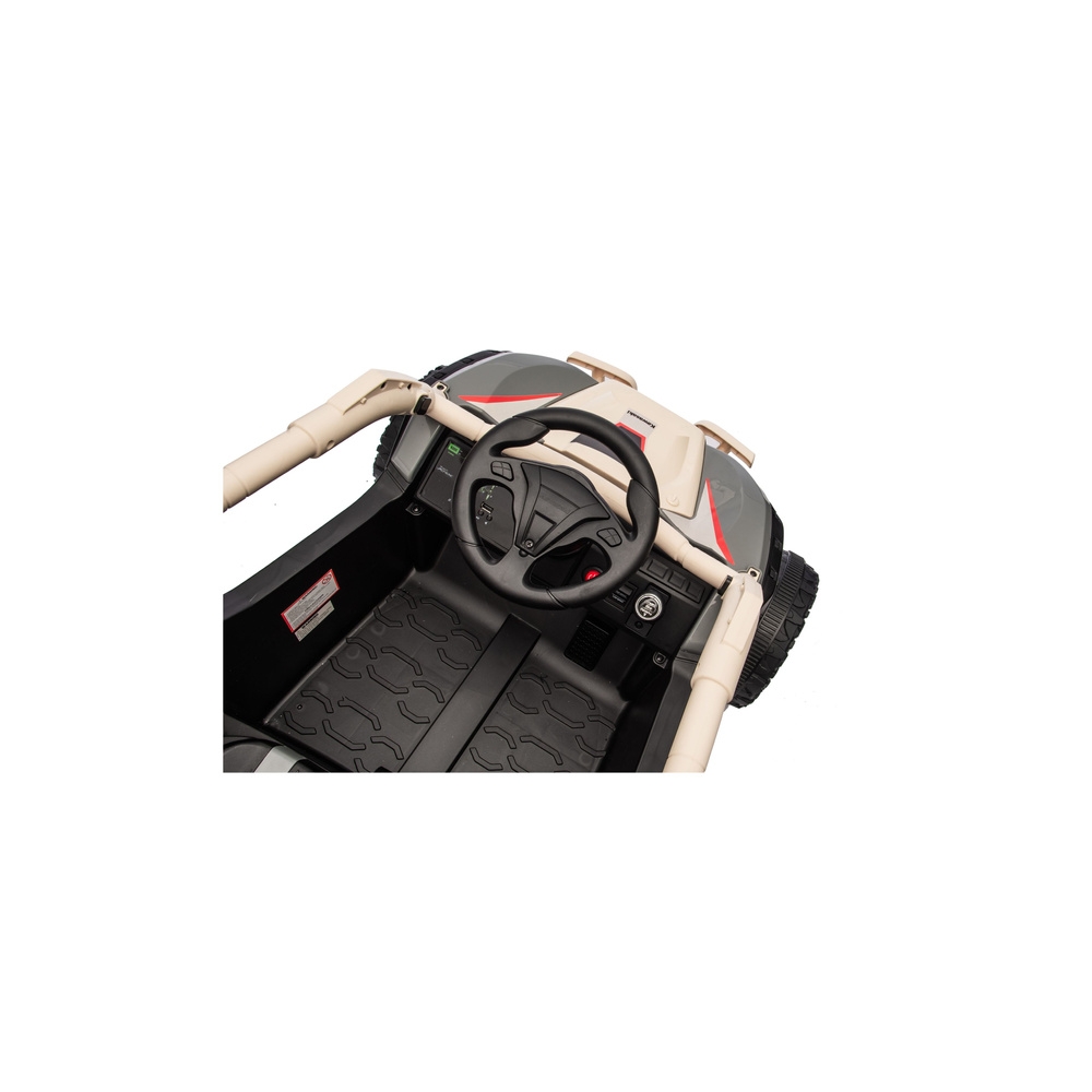 Elektromobilis Kawasaki JS330 24V5Ah, Black/Beige-Elektromobiliai vaikams, Keturračiai ir bagiai-e-vaikas