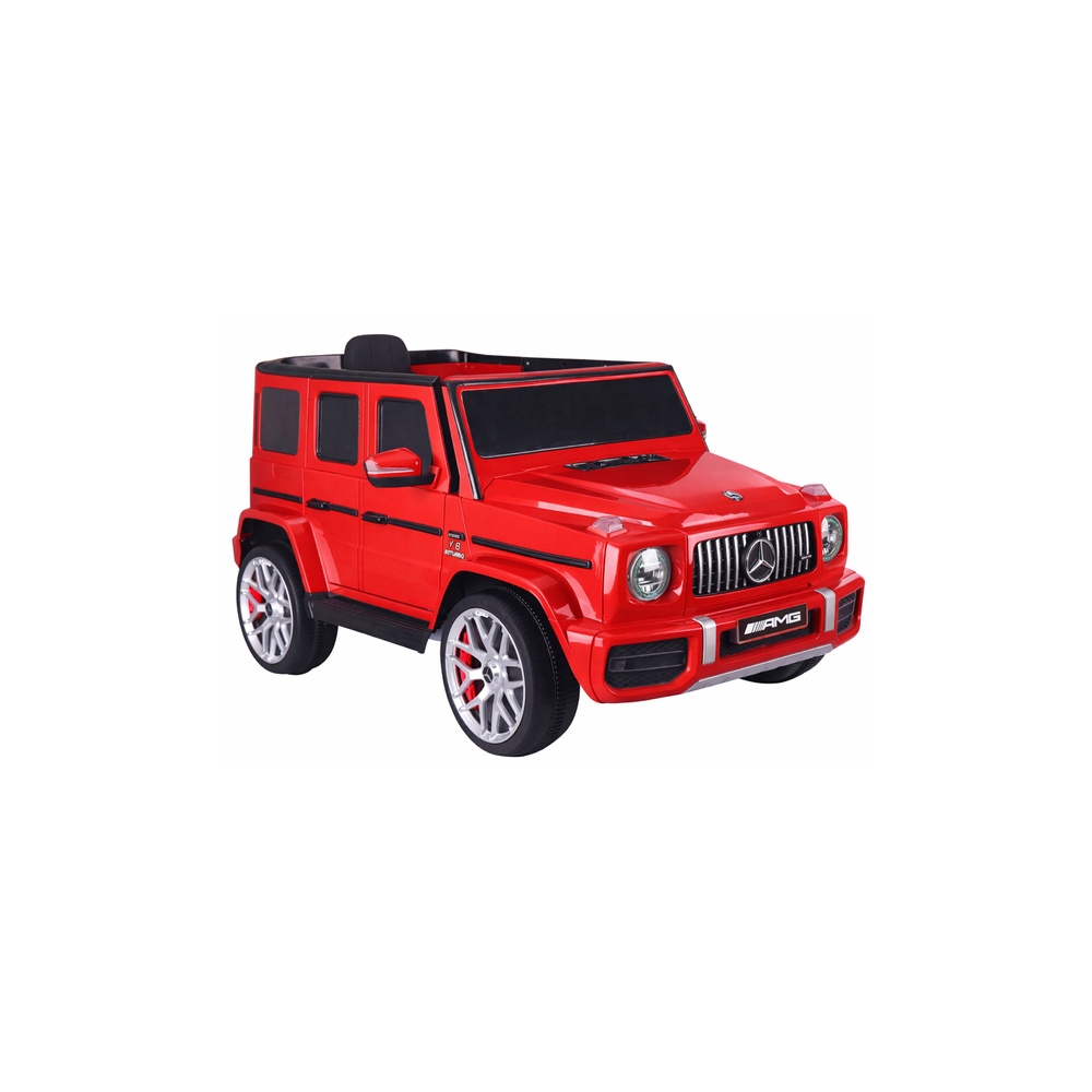 Elektromobilis Mercedes G63 S306-1, Red-Elektromobiliai vaikams, Visureigiai-e-vaikas