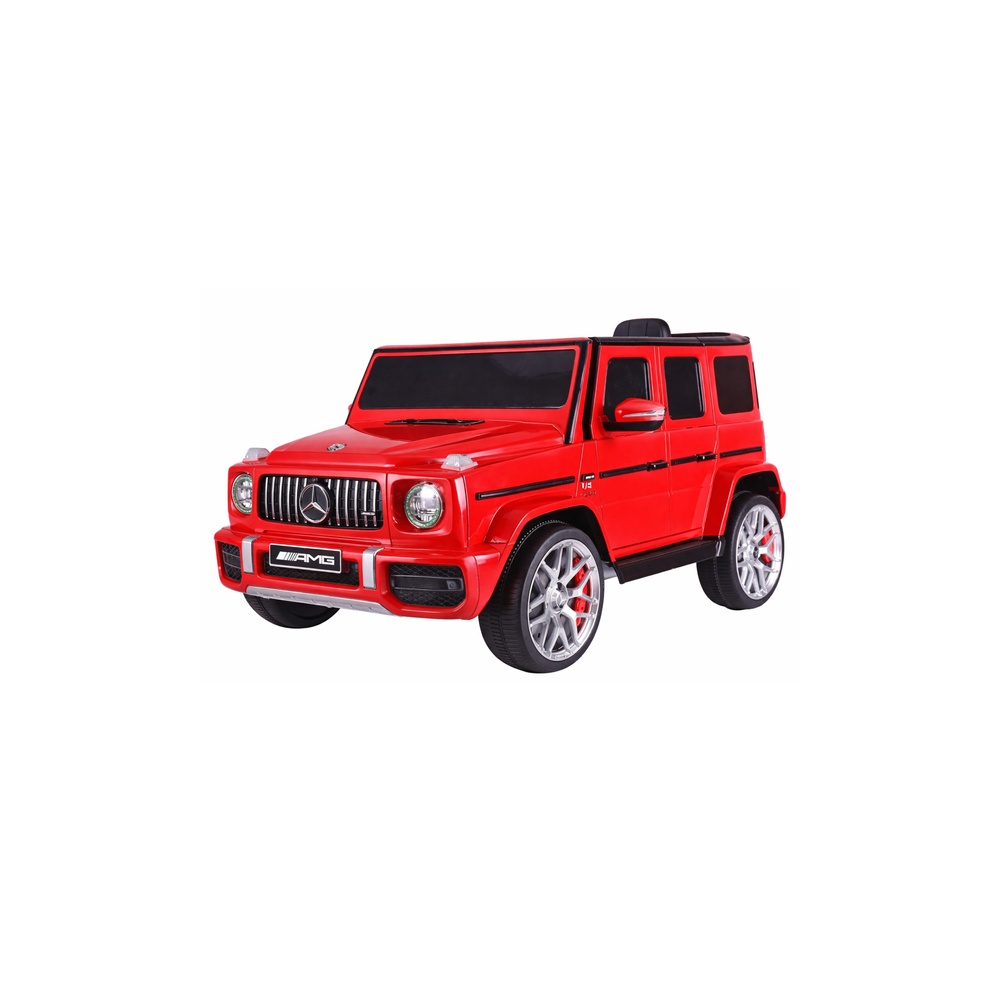Elektromobilis Mercedes G63 S306-1, Red-Elektromobiliai vaikams, Visureigiai-e-vaikas