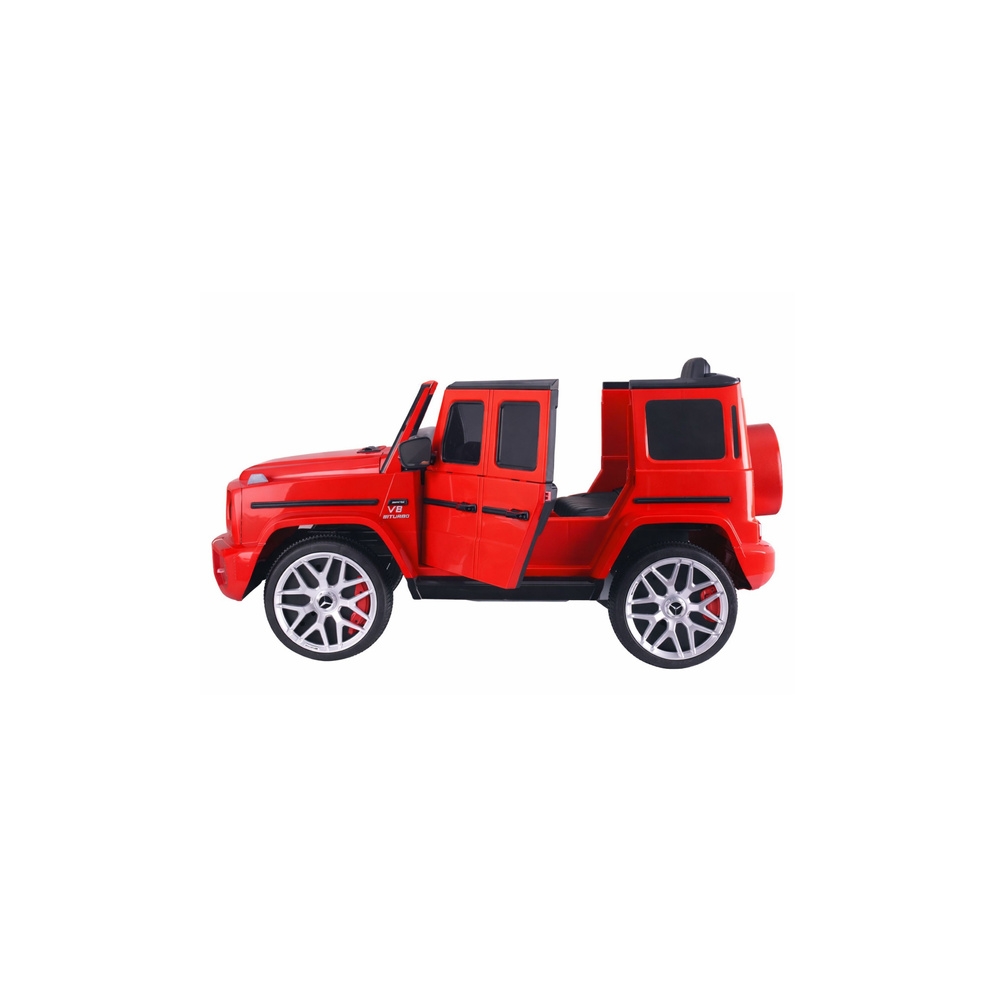 Elektromobilis Mercedes G63 S306-1, Red-Elektromobiliai vaikams, Visureigiai-e-vaikas