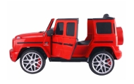 Elektromobilis Mercedes G63 S306-1, Red-Elektromobiliai vaikams, Visureigiai-e-vaikas