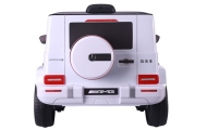 Elektromobilis Mercedes G63 S306-1, White-Elektromobiliai vaikams, Visureigiai-e-vaikas