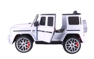 Elektromobilis Mercedes G63 S306-1, White-Elektromobiliai vaikams, Visureigiai-e-vaikas