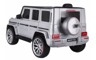 Elektromobilis Mercedes G63 S306-1, Silver-Elektromobiliai vaikams, Visureigiai-e-vaikas