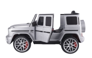 Elektromobilis Mercedes G63 S306-1, Silver-Elektromobiliai vaikams, Visureigiai-e-vaikas