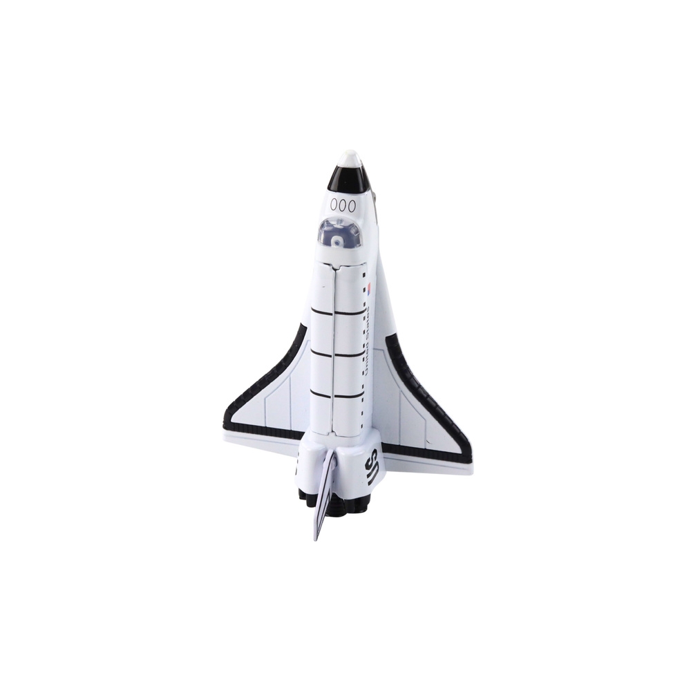 Erdvėlaivis Spaceship Pull-Back Open White-Žaislai, Auto ir transporto žaislai, Kosminiai laivai-e-vaikas
