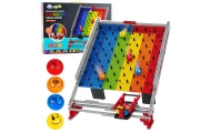 Konstruktorius su kamuoliuko takeliu Bricks Rainbow Board Slide Ball Catching Game 477 el.