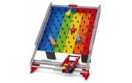 Klocki Tęczowa Plansza Tor Kulkowy Zjeżdżalnia Gra Łapanie Kulek 477 el.