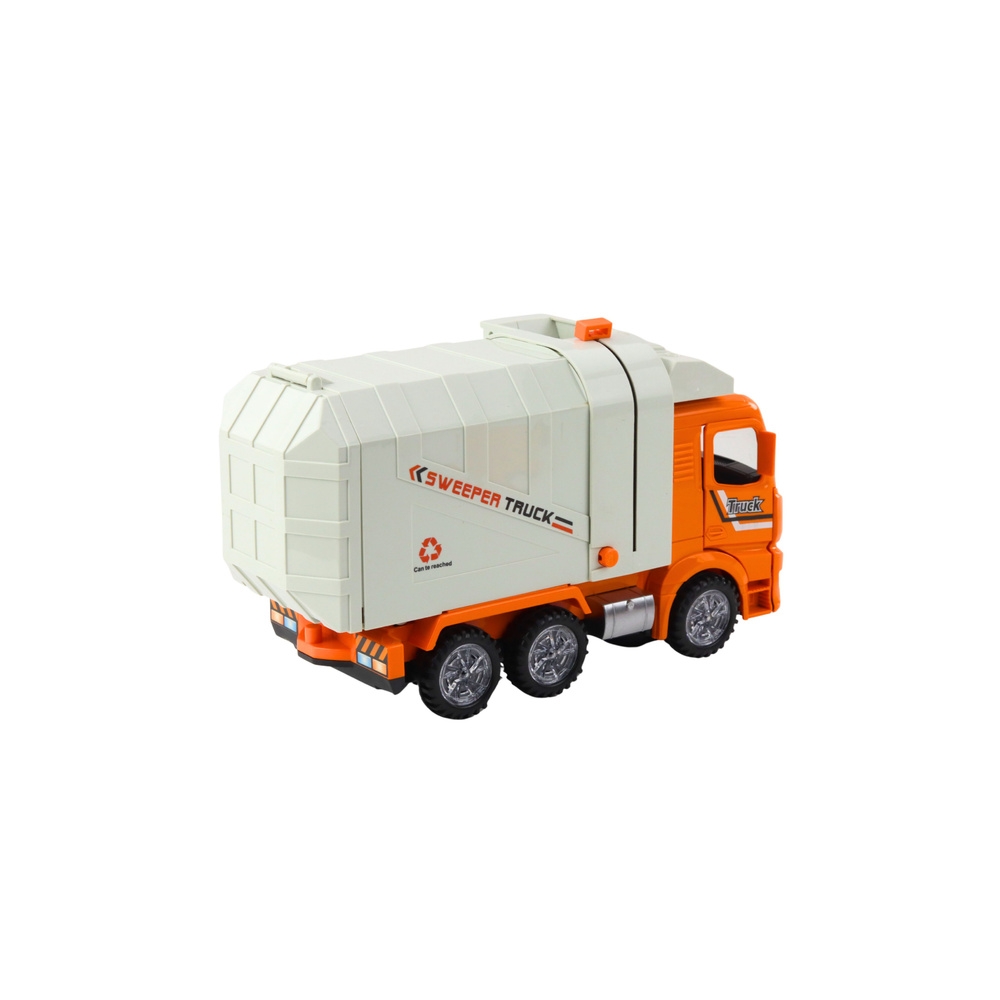 Miesto šiukšliavežė mašina žibintai garsai oranžinė-Žaislai, Auto ir transporto žaislai, Mašinos-e-vaikas