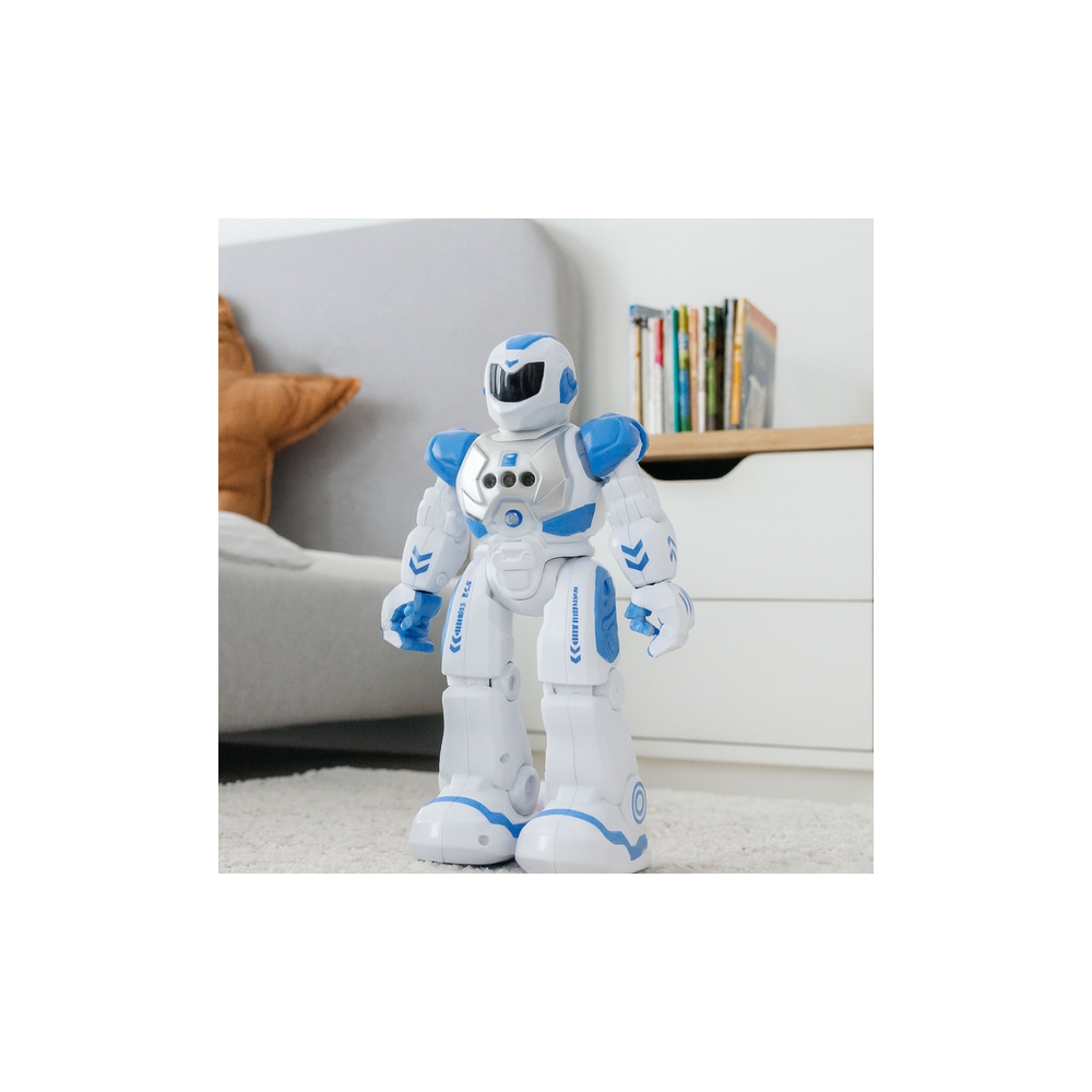 Nuotoliniu būdu valdomas RC edukacinis robotas kalba šoka šviečia mėlynas-Žaislai, Robotai-e-vaikas