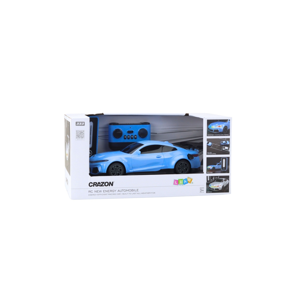 Nuotolinio valdymo Elektrinis sportinis automobilis mėlynas-Žaislai, Auto ir transporto žaislai, Valdomos radijo bangomis-e-vaik
