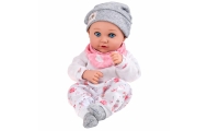 Lalka Bobas Z Akcesoriami Do Karmienia Śliniaczek Czapeczka 28 cm