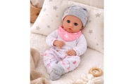 Lalka Bobas Z Akcesoriami Do Karmienia Śliniaczek Czapeczka 28 cm