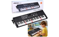Keyboard Pianinko Elektryczne Z Mikrofonem 200 Brzmień 61 Klawiszy 78cm