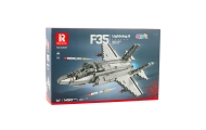 Klocki konstrukcyjne Samolot Myśliwski F-35 Lightning II Szary 1490 el.