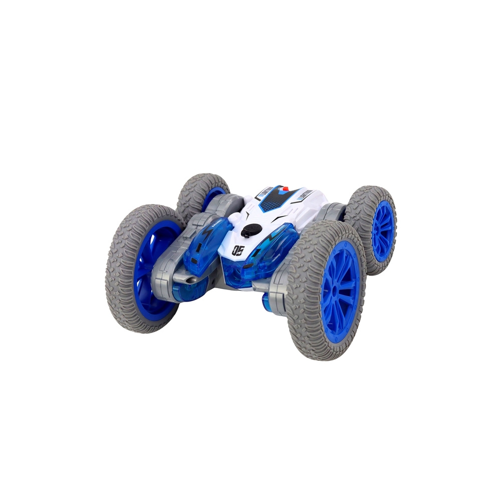 Nuotolinio valdymo Kaskadininkų automobilis RC žibintai Dūmų driftas 360° mėlynas-Žaislai, Auto ir transporto žaislai, Valdomos 