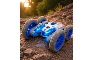 Autko Kaskaderskie Zdalnie Sterowane RC Światła Dym Drift 360° Niebieski
