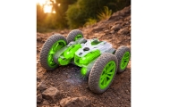 Autko Kaskaderskie Zdalnie Sterowane RC Światła Dym Drift 360° Zielone