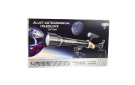 Teleskop Astronomiczny Edukacyjny Aluminiowy Akcesoria Statyw 1.35 M
