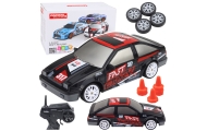 Samochód Do Driftu Zdalnie Sterowany RC Coupe Wymienne Koła Czarny 1:24