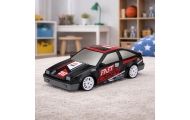 Samochód Do Driftu Zdalnie Sterowany RC Coupe Wymienne Koła Czarny 1:24