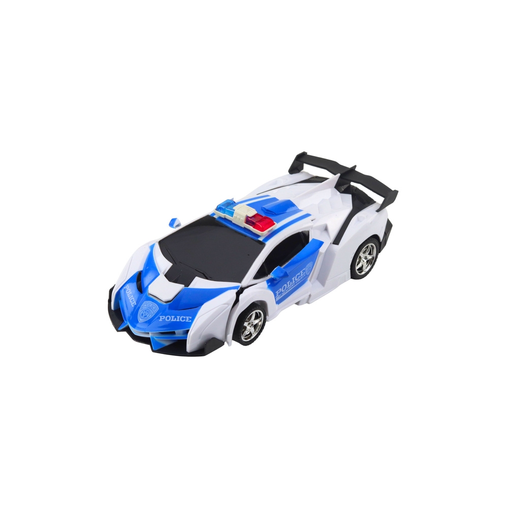 Nuotoliniu būdu valdomas RC Robotas 2W1 Policijos policijos automobilis 1:18-Žaislai, Auto ir transporto žaislai, Valdomos radij