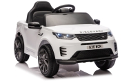 Elektromobilis Land Rover Discovery DLS-K06, White-Elektromobiliai vaikams, Visureigiai-e-vaikas