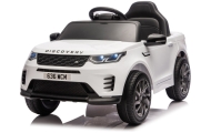 Elektromobilis Land Rover Discovery DLS-K06, White-Elektromobiliai vaikams, Visureigiai-e-vaikas