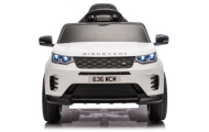 Elektromobilis Land Rover Discovery DLS-K06, White-Elektromobiliai vaikams, Visureigiai-e-vaikas