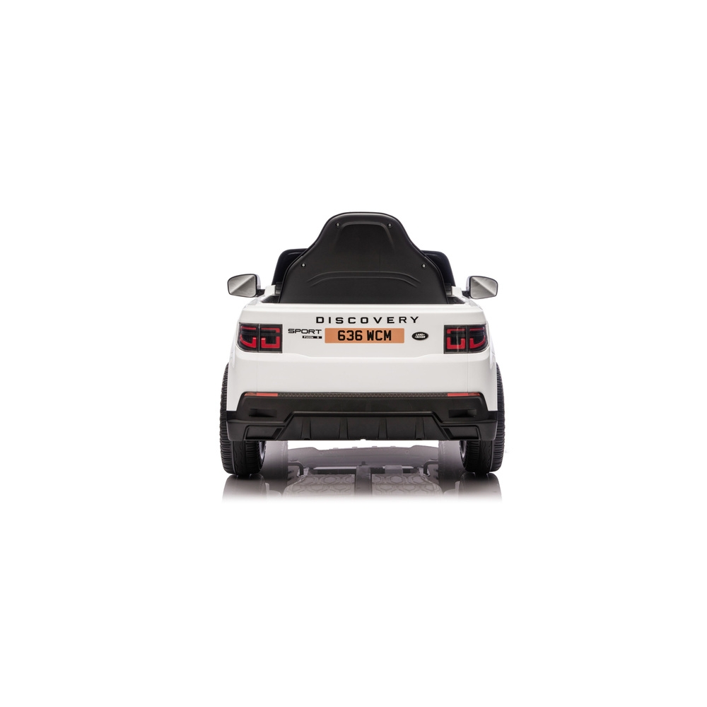 Elektromobilis Land Rover Discovery DLS-K06, White-Elektromobiliai vaikams, Visureigiai-e-vaikas