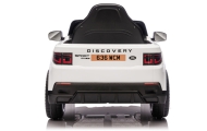 Elektromobilis Land Rover Discovery DLS-K06, White-Elektromobiliai vaikams, Visureigiai-e-vaikas