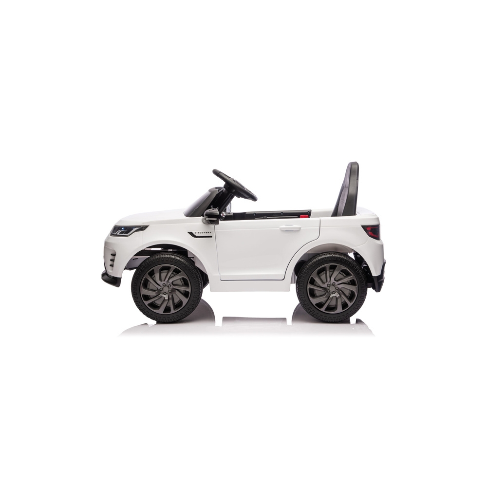 Elektromobilis Land Rover Discovery DLS-K06, White-Elektromobiliai vaikams, Visureigiai-e-vaikas