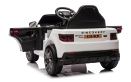 Elektromobilis Land Rover Discovery DLS-K06, White-Elektromobiliai vaikams, Visureigiai-e-vaikas